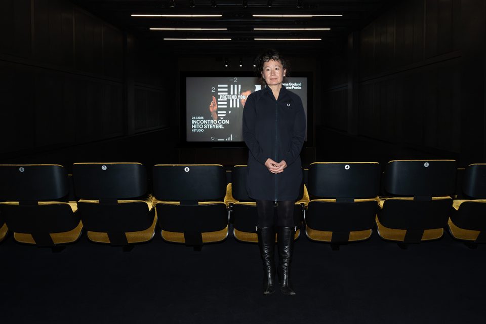 Talk con Hito Steyerl, Cinema Godard, Milano, Courtesy Fondazione Prada, Ph. Martina Nicole Garbin