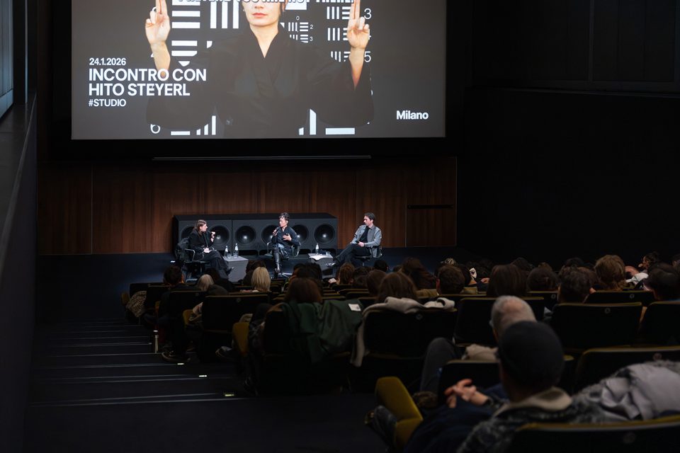 Talk con Hito Steyerl, Cinema Godard, Milano, Courtesy Fondazione Prada, Ph. Martina Nicole Garbin
