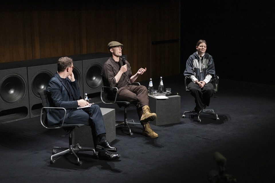 Talk con Matthew Barney, Cinema Godard, Courtesy Fondazione Prada, ph. Patrick Toomey Neri