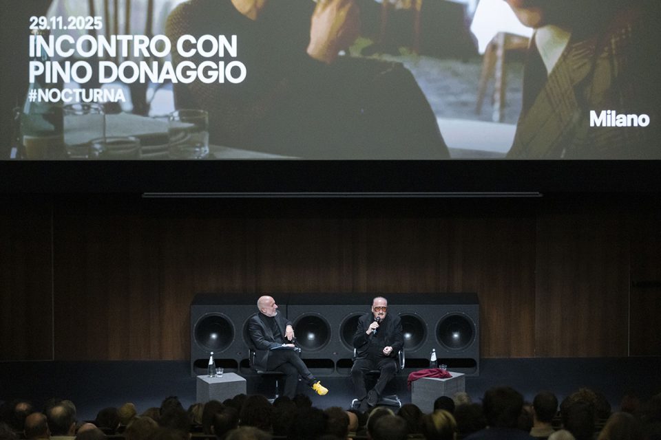 Talk con Pino Donaggio, Cinema Godard, Milano, Courtesy Fondazione Prada, Ph. Patrick Toomey Neri
