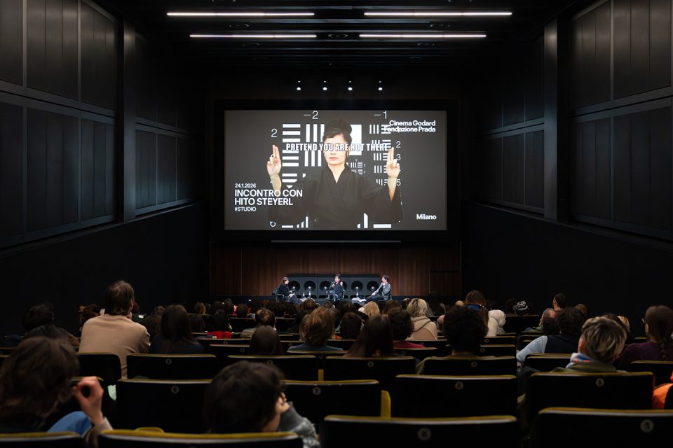 Talk con Hito Steyerl, Cinema Godard, Milano, Courtesy Fondazione Prada, Ph. Martina Nicole Garbin