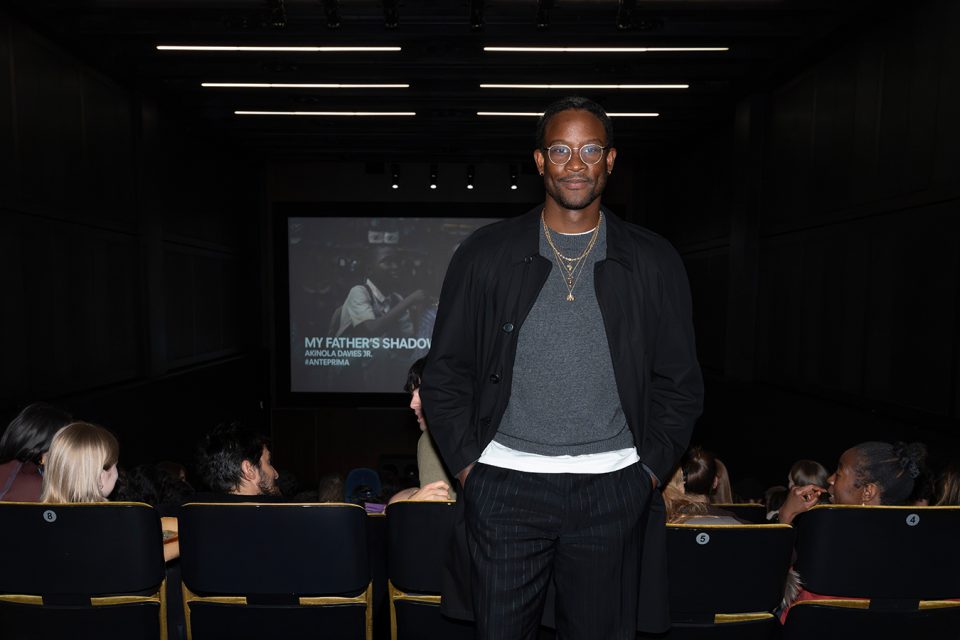 Talk con Akinola Davies Jr., Cinema Godard, Milano, Courtesy Fondazione Prada, Ph. Martina Nicole Garbin
